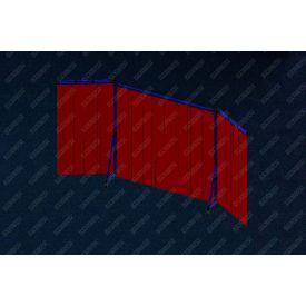 DarTech szélesített hegesztő paraván függönnyel