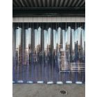 Fagyálló bordázott PVC hőfüggöny egyedi méretben