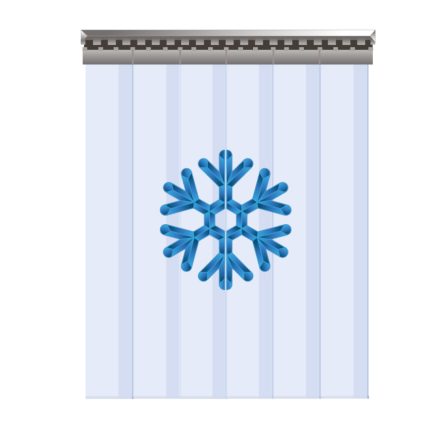 Fagyálló PVC hőfüggöny 1520 × 2550 mm