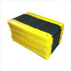 ESD álláskönnyítő szőnyeg 610 × 610 × 17 mm – fekete/sárga