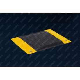   ESD álláskönnyítő szőnyeg 910 × 610 × 17 mm – fekete/sárga
