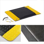 ESD álláskönnyítő szőnyeg 910 × 610 × 17 mm – fekete/sárga