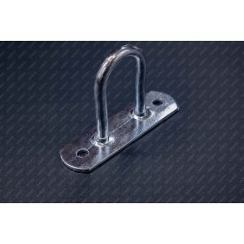 Ponyvarögzítő fül íves 38 mm