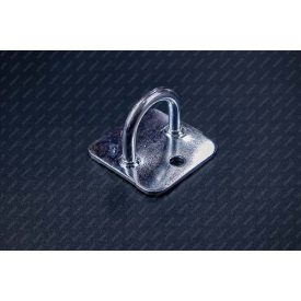 Ponyvarögzítő fül talpas 21 mm