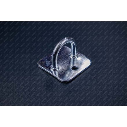 Ponyvarögzítő fül talpas 21 mm