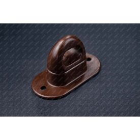 Műanyag rögzítő fül barna 