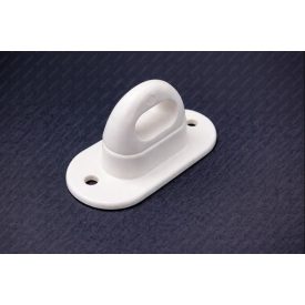 Műanyag rögzítő fül fehér