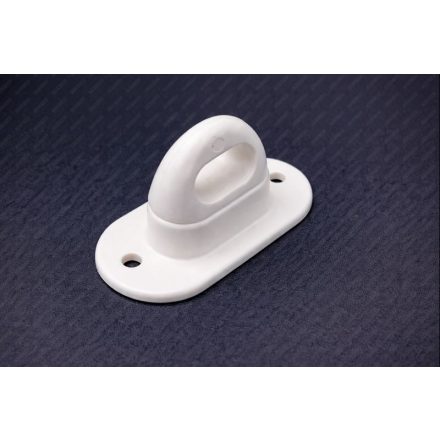 Műanyag rögzítő fül fehér
