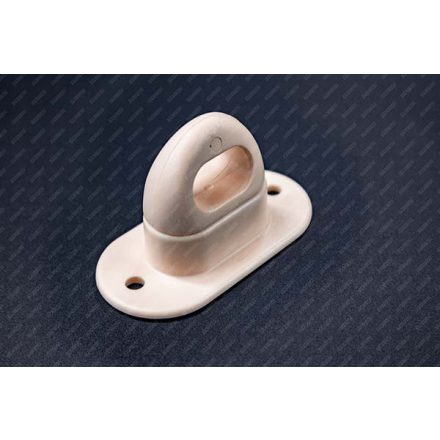 Műanyag rögzítő fül bézs