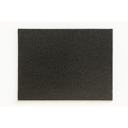 Fekete szilikonbevonatú, satin szövésű, nagy szilárdságú üvegszövet 1524 mm 260°C / 50m