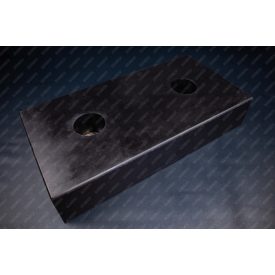 Gumiütköző furatokkal 500 × 250 × 90 mm