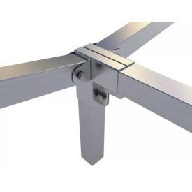   Rögzítő konzol sarokidom "L" + dupla állítható oldal 5×5 cm