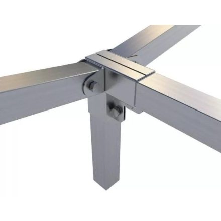 Rögzítő konzol sarokidom "L" + dupla állítható oldal 5×5 cm