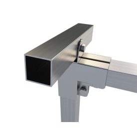 Rögzítő konzol "L" felül állítható 5×5 cm