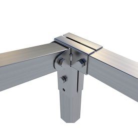   Rögzítő konzol "L" jobb oldalt állítható 5×5 cm