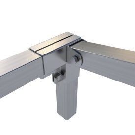   Rögzítő konzol "L" bal oldalt állítható 5×5 cm