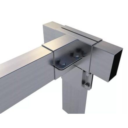 Rögzítő konzol "T" egyenes kimenettel 10×5 cm