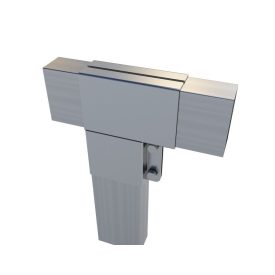   Rögzítő konzol "T" egy oldalt rögzíthető 10×5 cm