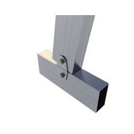 Rögzítő konzol dupla egyenes 10×5 cm