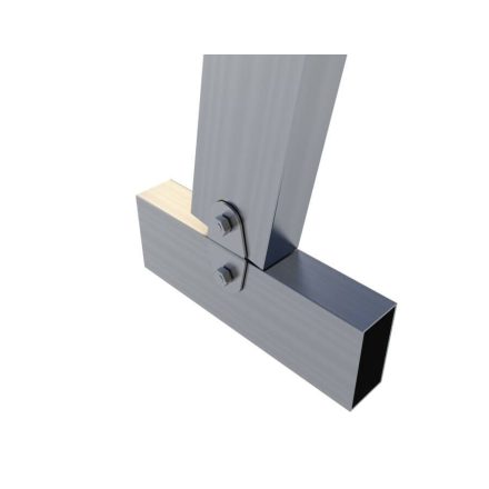 Rögzítő konzol dupla egyenes 10×5 cm