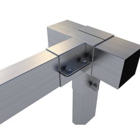   Rögzítő konzol "T" egyenes kimenettel 10×5 cm / 10×10 cm