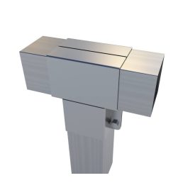   Rögzítő konzol "T" két oldalt rögzíthető 10×10 cm