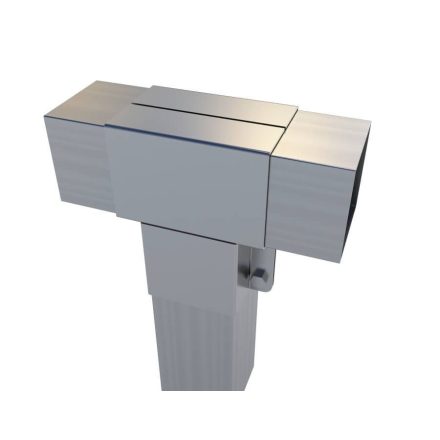 Rögzítő konzol "T" két oldalt rögzíthető 10×10 cm