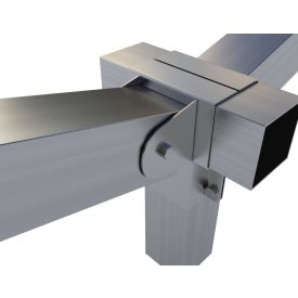   Rögzítő konzol dupla "T" + állítható oldal 10×10 cm