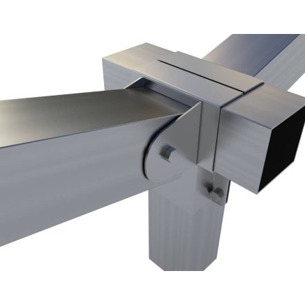 Rögzítő konzol dupla "T" + állítható oldal 10×10 cm