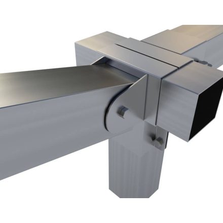 Rögzítő konzol "T" + állítható és egyenes oldal 10×10 cm