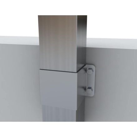 Rögzítő konzol záró elem 10×10 cm