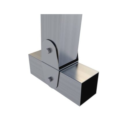 Rögzítő konzol dupla egyenes 10×10 cm