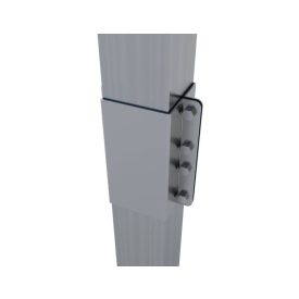 Rögzítő konzol zártszelvény toldó 10×10 cm