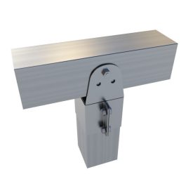 Rögzítő konzol egyenes, felül állítható 10×10 cm