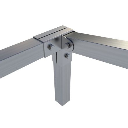 Rögzítő konzol sarokidom "L" + jobb oldalt állítható 5×5 cm